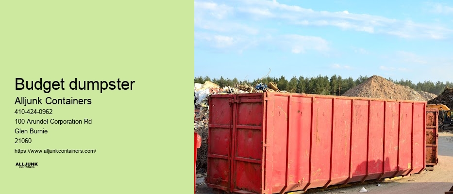 Dispose of construction waste