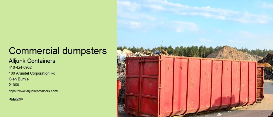 Baltimore dumpster rental
