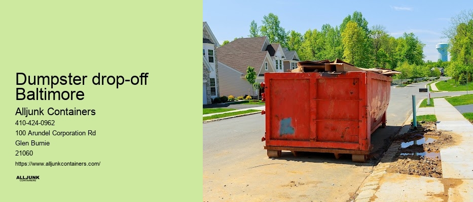 Disposal of household junk