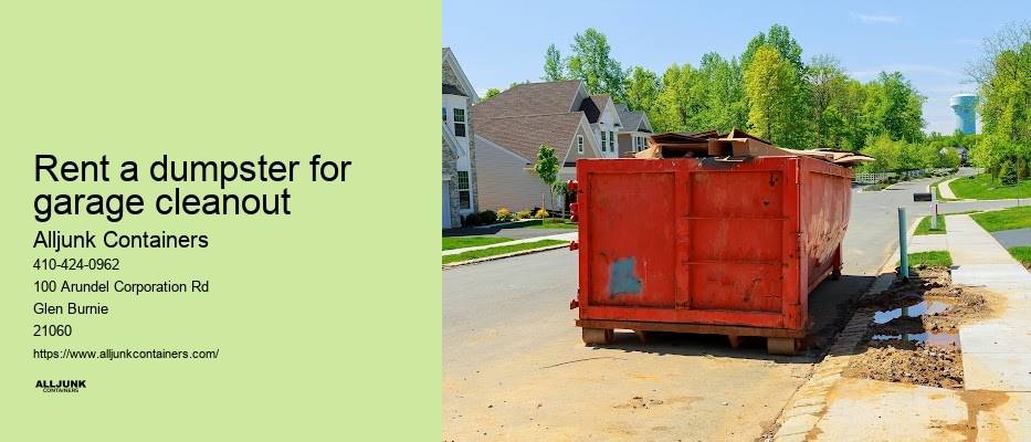 Dumpster prices Baltimore