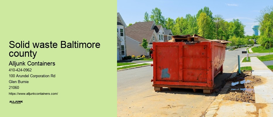 Roll-off dumpster service