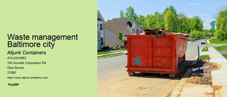 Dumpster pick-up service
