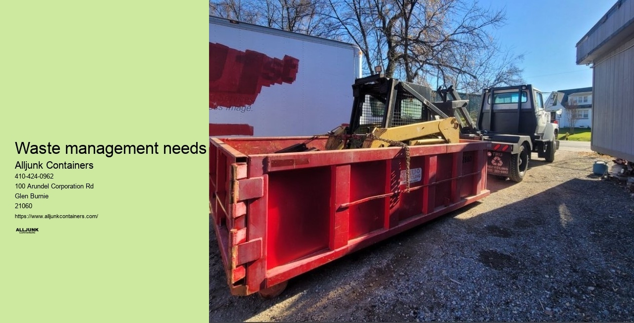 Dumpster rentals Baltimore MD